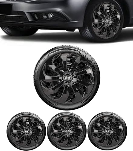 Calotas Esportivas Velox Preto Brilhante Aro 14