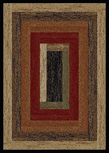 Mayberry Southwestern/Lodge Rectangle Area Rug 2'2"x3'3" Multi Color Hearthside Collection