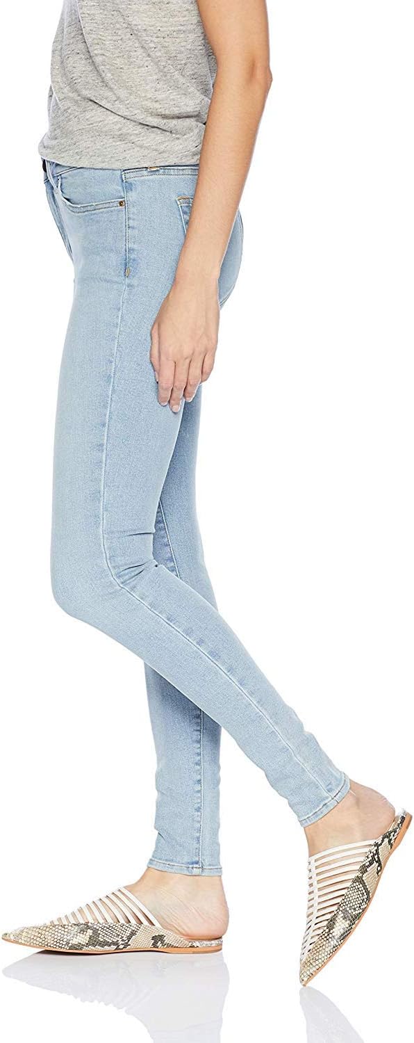 Daily Ritual Women's Denim Skinny-Fit Mid-Rise Jean