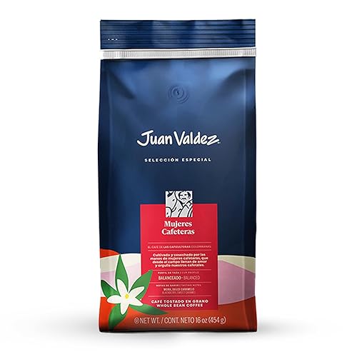 Miniatura 9 de Juan Valdez Volcan - Café en grano entero, tostado oscuro, 100% granos arábica colombianos, café 100% colombiano con baja acidez y notas de caramelo