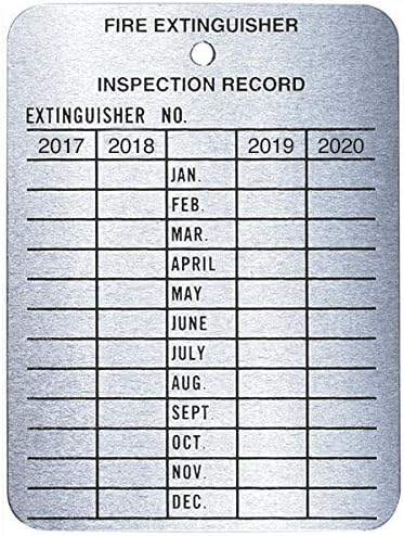 4-Year Metal Inspection Tag (45 Pack)