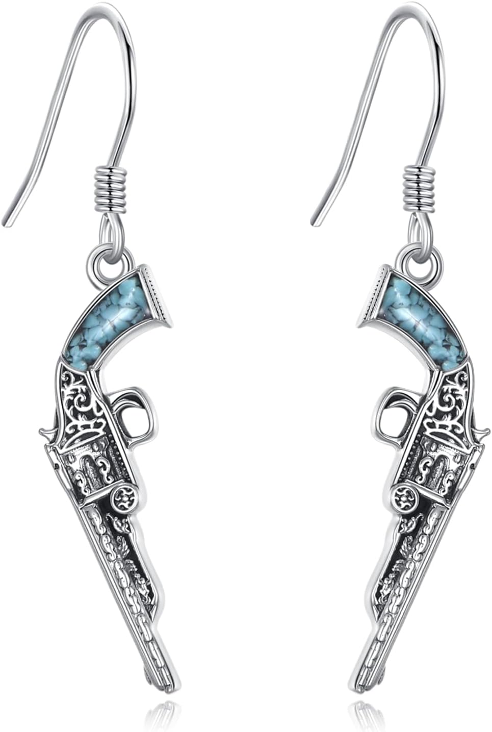 Cowgirl Boot Earrings 925 Sterling Silver Cowboy Texas Boot Dangle Drop Earrings Western Cowboy Carter Jewelry Country Gifts for Women