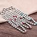 Sparkly Ceramic Beads Wallet Chain - 10mm Shiny Bohemian Purse Jean Pants Chains for Men Women Fashion Accessories (white+pink)