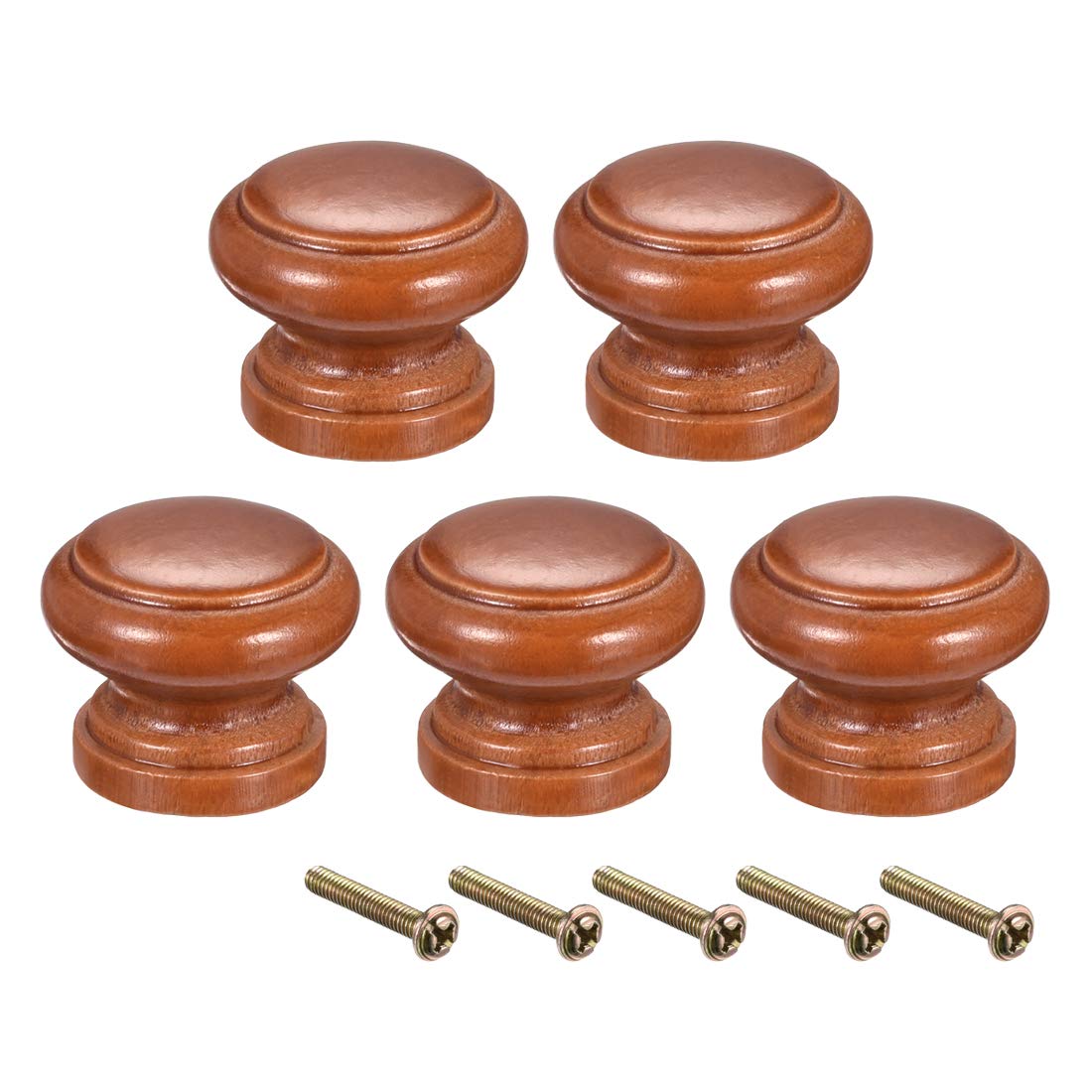 Bouton de poignée ronde uxcell pour cabinet et meuble de cuisine 30mm