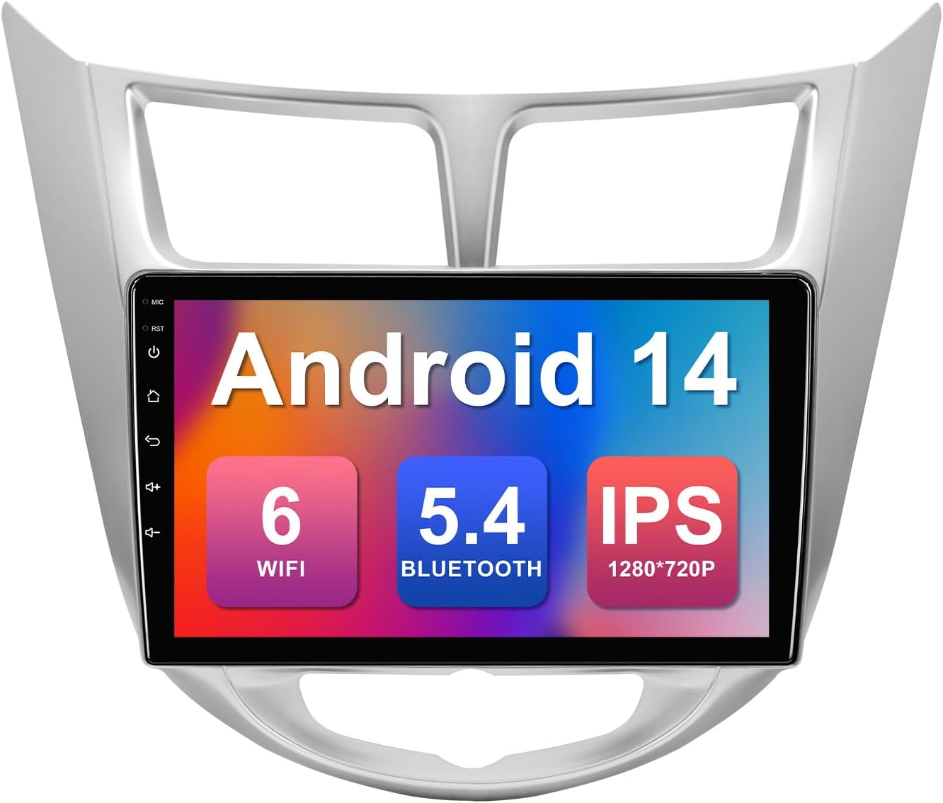 FeirTon 9" Android 14 Car Stereo for Hyundai Verna/Accent/Solaris (2010–2016) with WiFi 6 Bluetooth 5.4 CarPlay/Android Auto