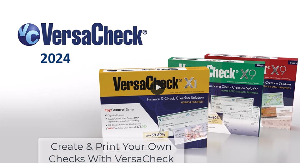Versacheck Software Examples Watch Create & Print Checks with VersaCheck Software on Amazon Live