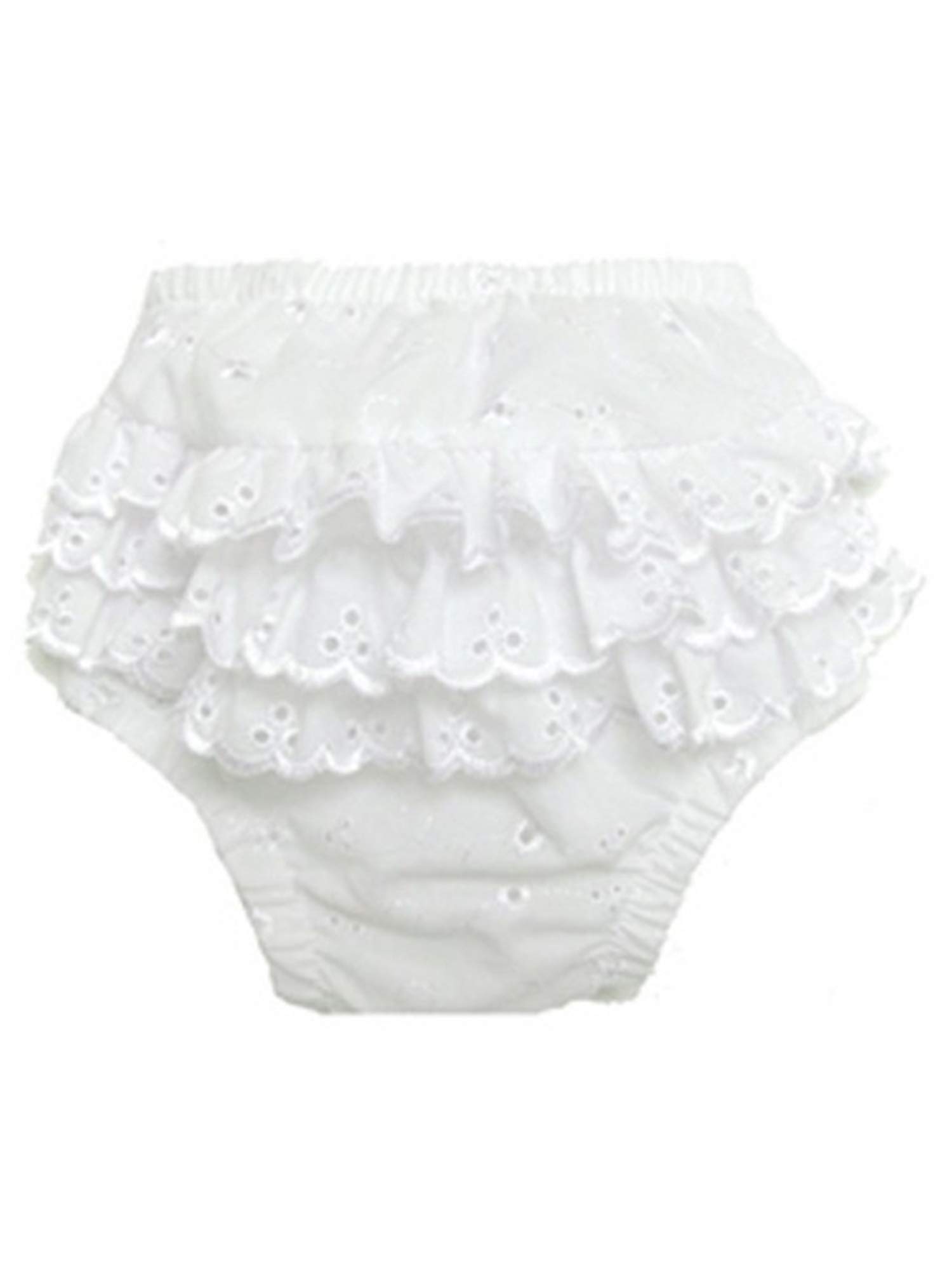 bambini Baby Girl's Cotton/Poly Ruffled Fancy Pants Underwear