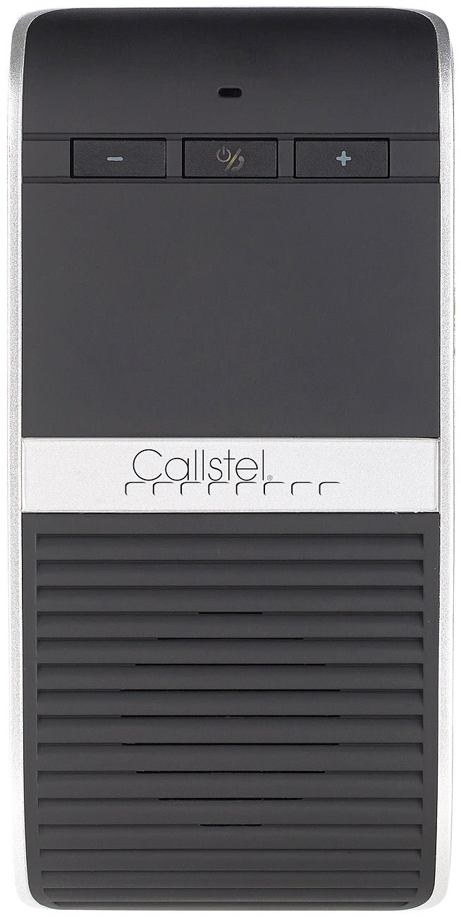 Callstel Sprechanlage: Solar-Kfz-Freispechsystem, kabellos, Bluetooth 4.0, Multipoint, DSP (Freisprecheinrichtung Auto, Freisprechanlagen, Telefon)