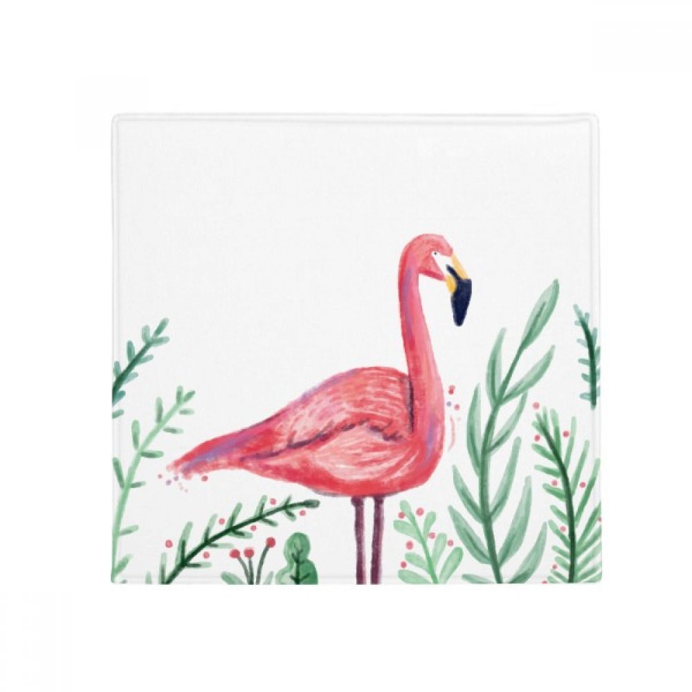 Tapis de sol tropical flamingo design aux finitions soignées 50cm