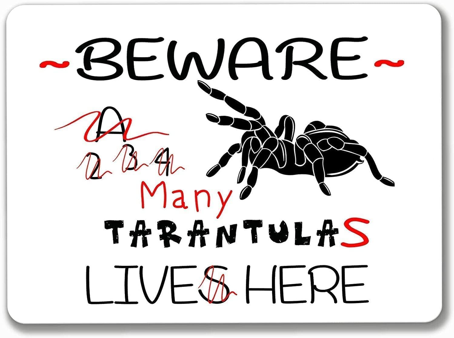 Kwqdozf As Pic Tarantula Funny Beware Metal Sign Tin Vintage Metal Tin Signs Home Bar Shop