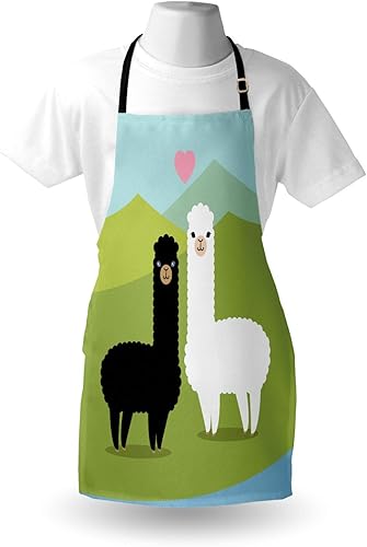 Vista 18 de Ambesonne Delantales multicolor Rubí pálido.