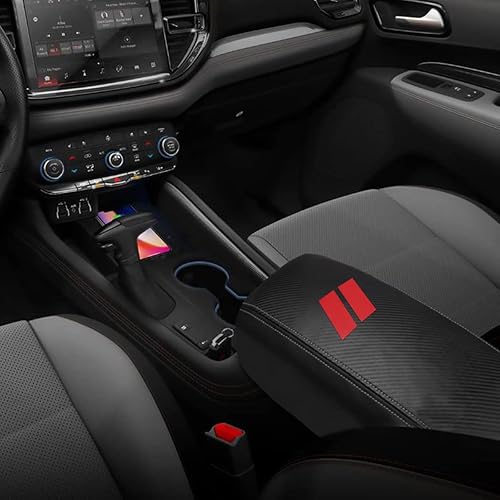 Miniatura 10 de INTGET Funda para reposabrazos de consola central de automóvil para Dodge Durango Accesorios 2011-2020, funda de cuero para reposabrazos, funda