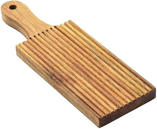 Miniatura 4 de Tablecraft 11085 Gnocchi - Tabla rodante, 9.38 pulgadas de longitud, madera de acacia