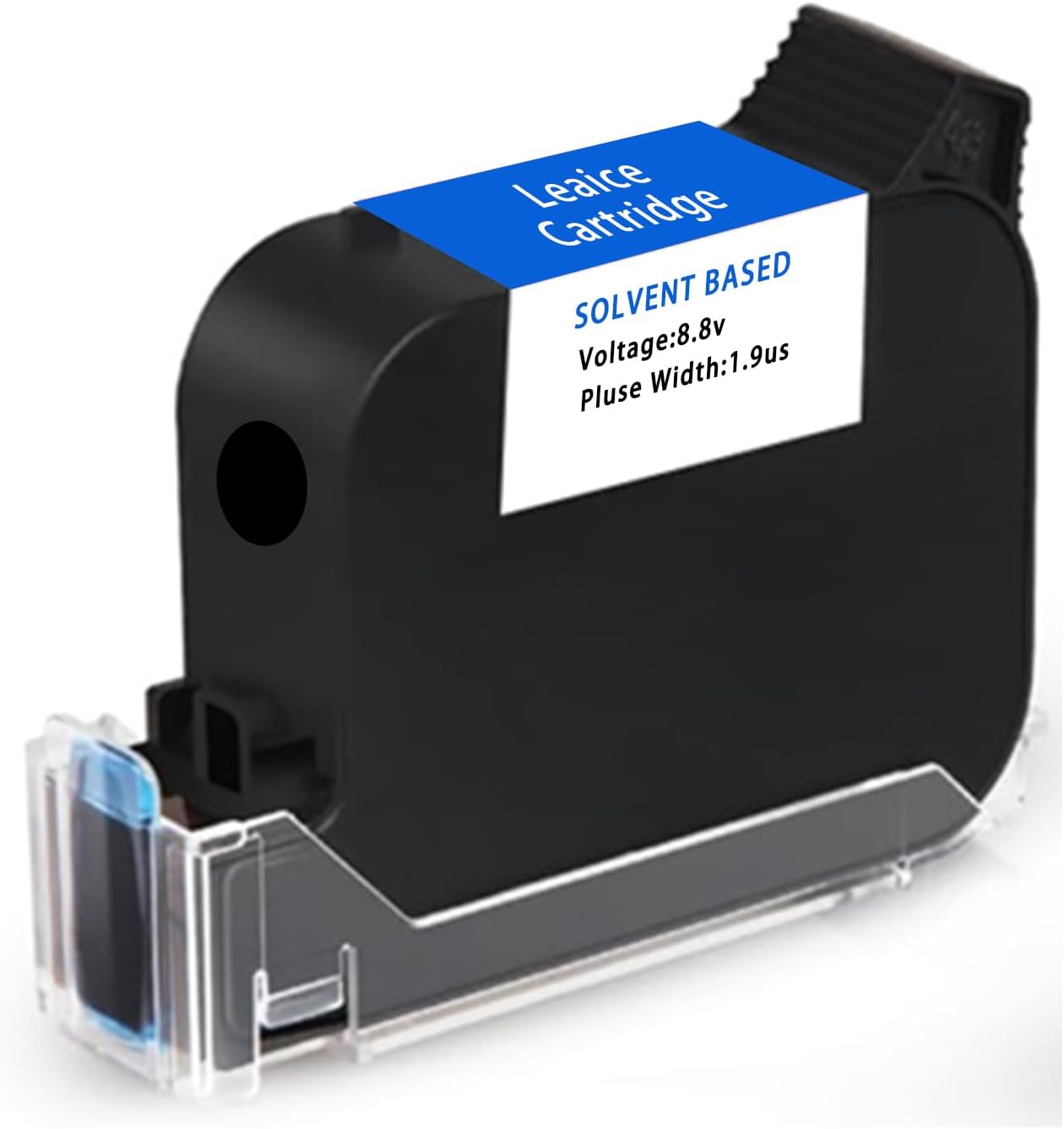 Original 72ml Black Quick Dry Solvent Ink Cartridge Replacement for 1 inch/25.4 mm Handheld Inkjet Printers