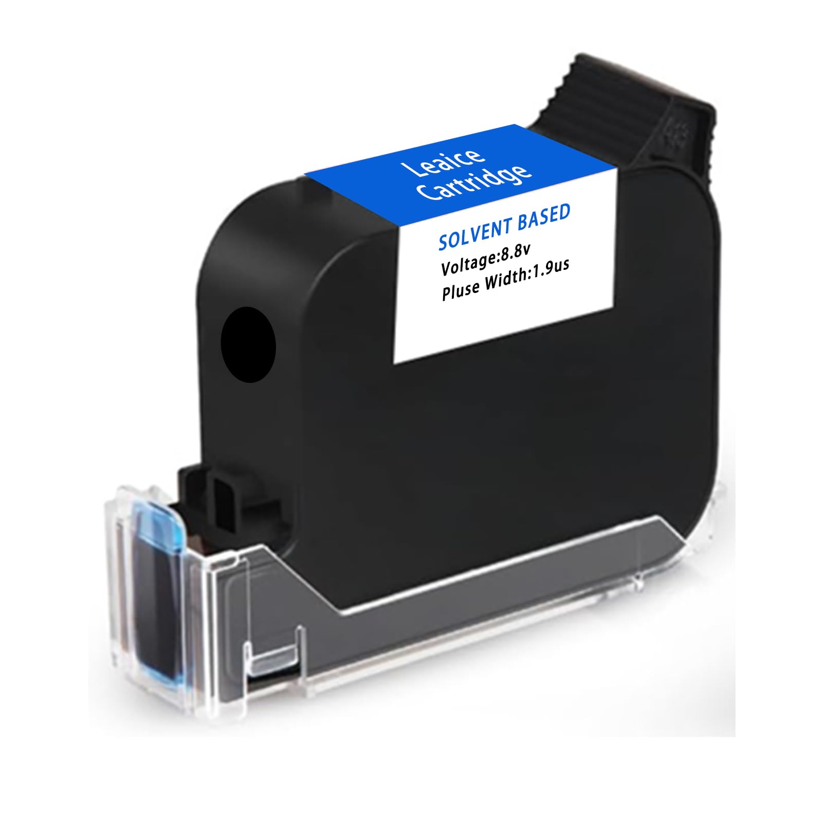 Original 72ml Black Quick Dry Solvent Ink Cartridge Replacement for 1 inch/25.4 mm Handheld Inkjet Printers