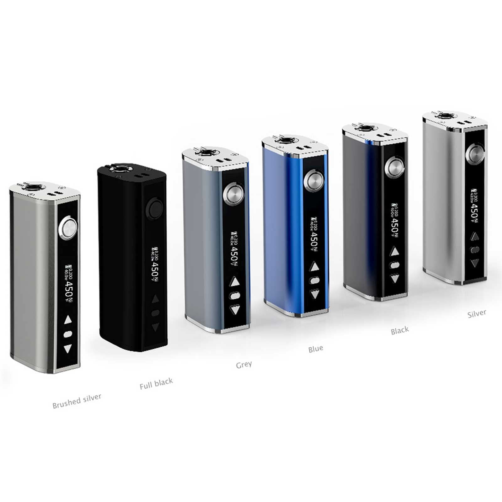 Eleaf Cigarette Électronique TC Batterie iStick TC 40W Box Mod 2600mAh (MOD only), 40W Vaporizer Electronic Cigarette Vape Support, Sans Tabac Ni Nicotine Silver