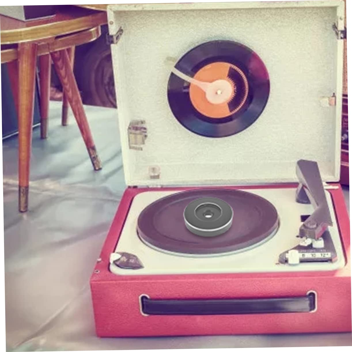 HEMOTON Adattatore Per Giradischi Da 45 Giri in Vinile Da 3 Pezzi Per Giradischi Da 7 Pollici Adattatore Per Giradischi Da 45 Giri Ad Alte Prestazioni Installazione Semplice Sostituzione