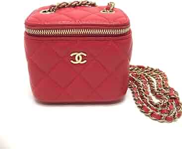 CHANEL シャネル バニティ キャビアスキン ショルダー メイク CC 61