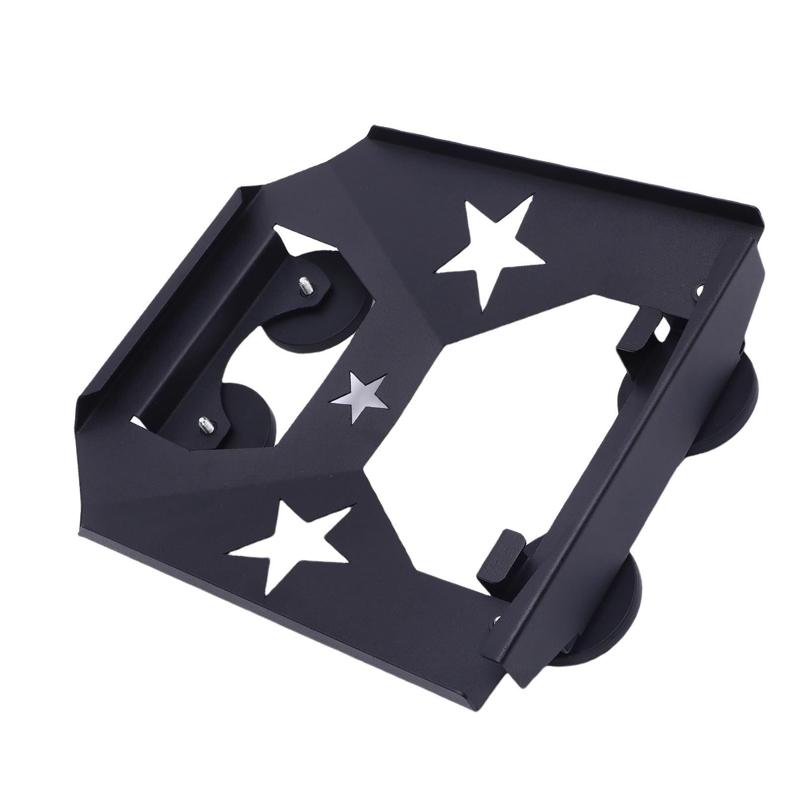 Generic Soporte para Techo de Coche Satélite, Kit de Montaje Magnético de Liberación Rápida de Hierro con 4 Imanes de 264 Libras de Sujeción con Revestimiento de Goma para Mini Satélite en Techo de