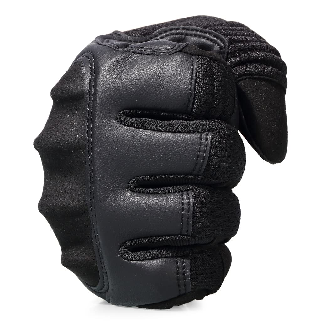 Entrenamiento al Aire Libre Deportes Escalada Tiro Caza Equitación Guantes de Dedo Completo (Color : Blue,White, Size : Medium)