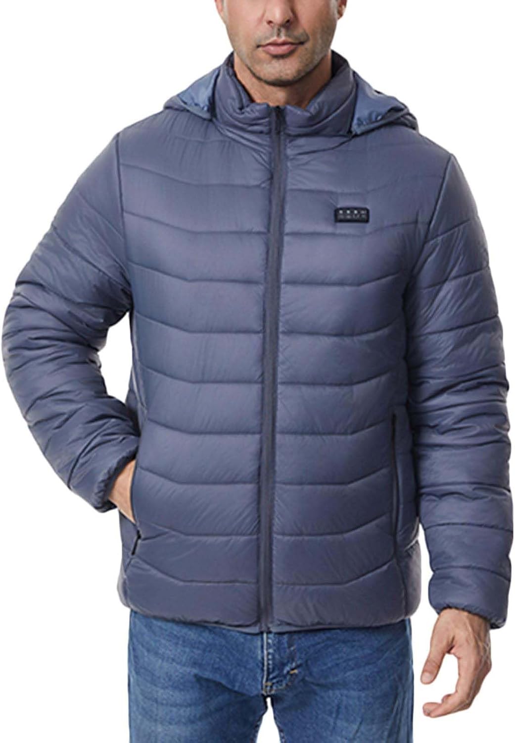 Heated Jackets for Men Women Soft Shell Winter Thermal Heated Coats Padded Ski Hunting Sports Hooded Heating Jackets