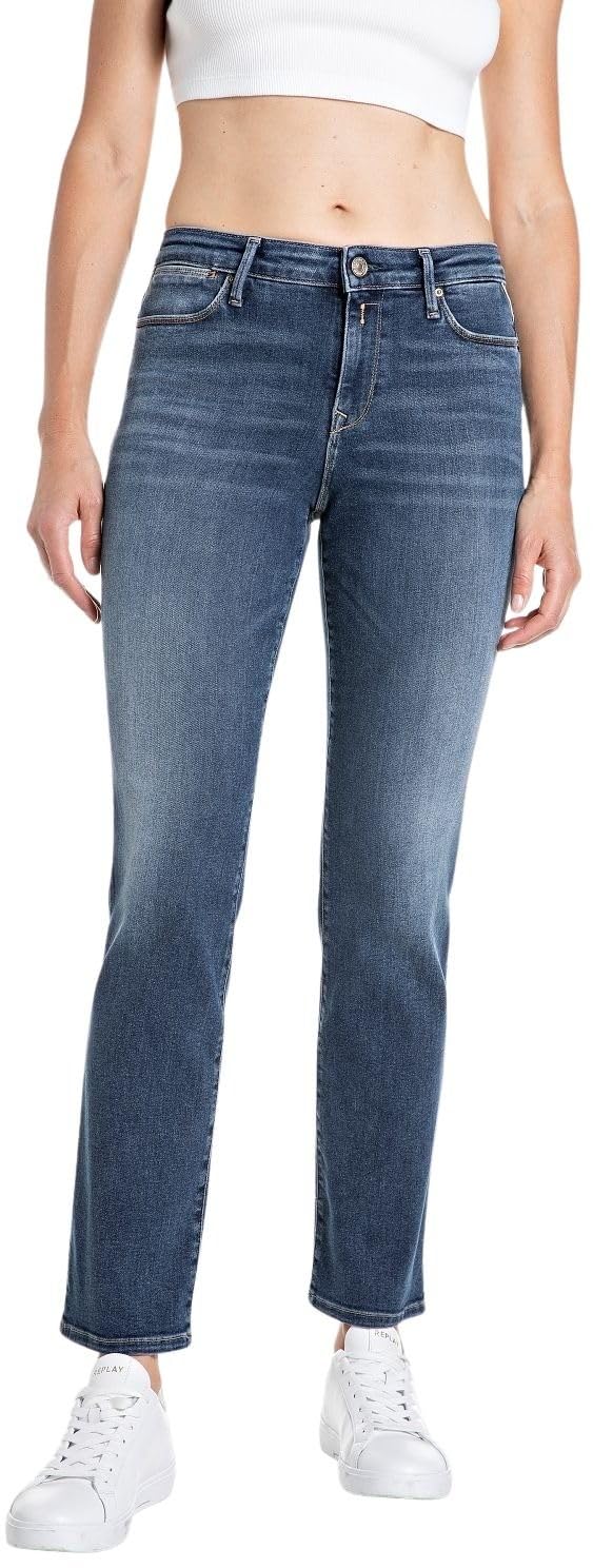 Replay Women's Jeans, 009 Medium Blue, 27W/32L