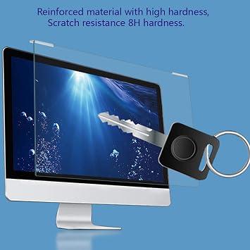 Blue Light Screen Protector for 23-24 Inch LED PC Monitor, Scratch-Resistant Computer Screen Blue Light Blocker, Filter - 2 Pack (W 21.3 x H 13.4)