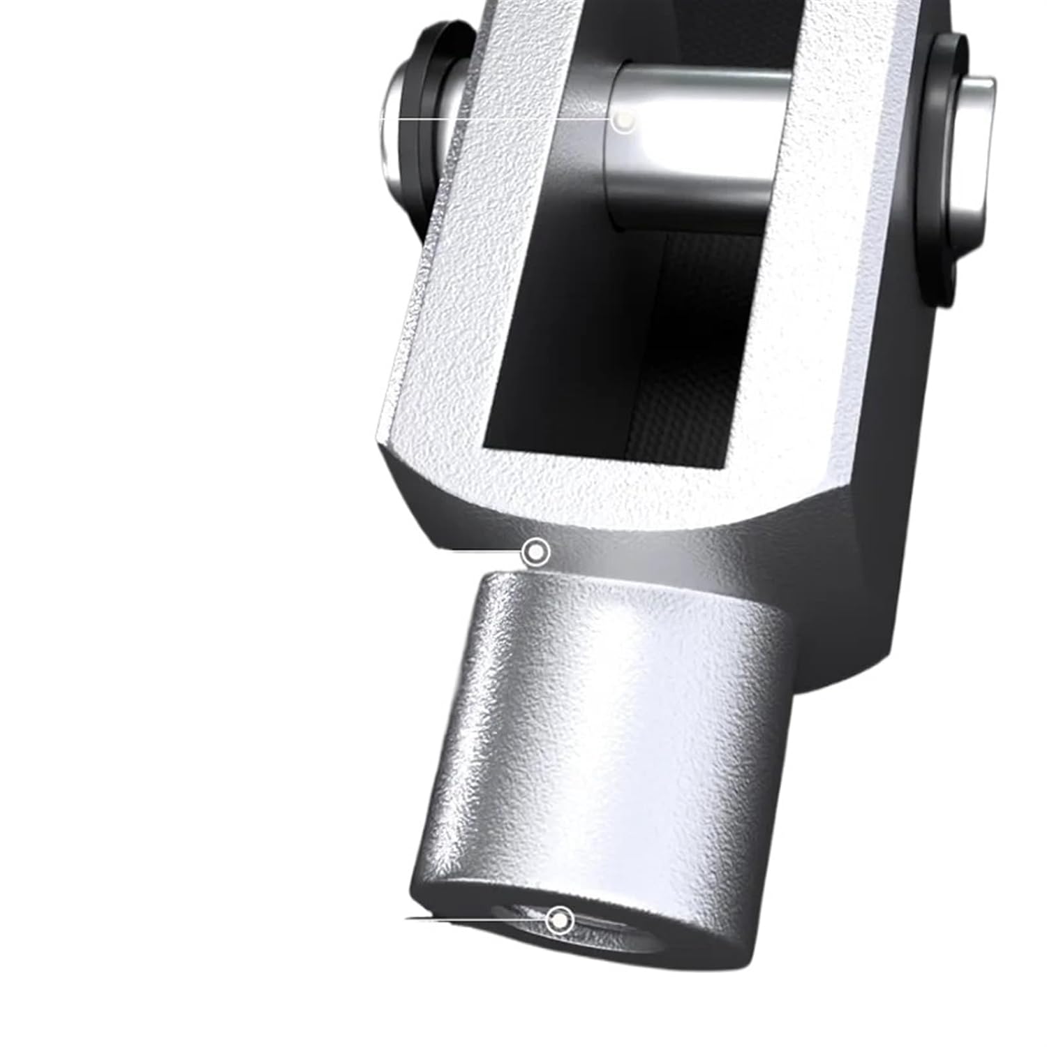 1PC Y-Type Fitting with Pin/I-Type Connector Cylinder Accessories SC Standard Cylinder MAL/MA Cylinder Pneumatic Components(Y 80)