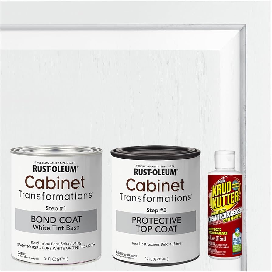◆ぱぴこ◆ Rust-Oleum 374678 Cabinet Transformations Kit, Pure White 0.50