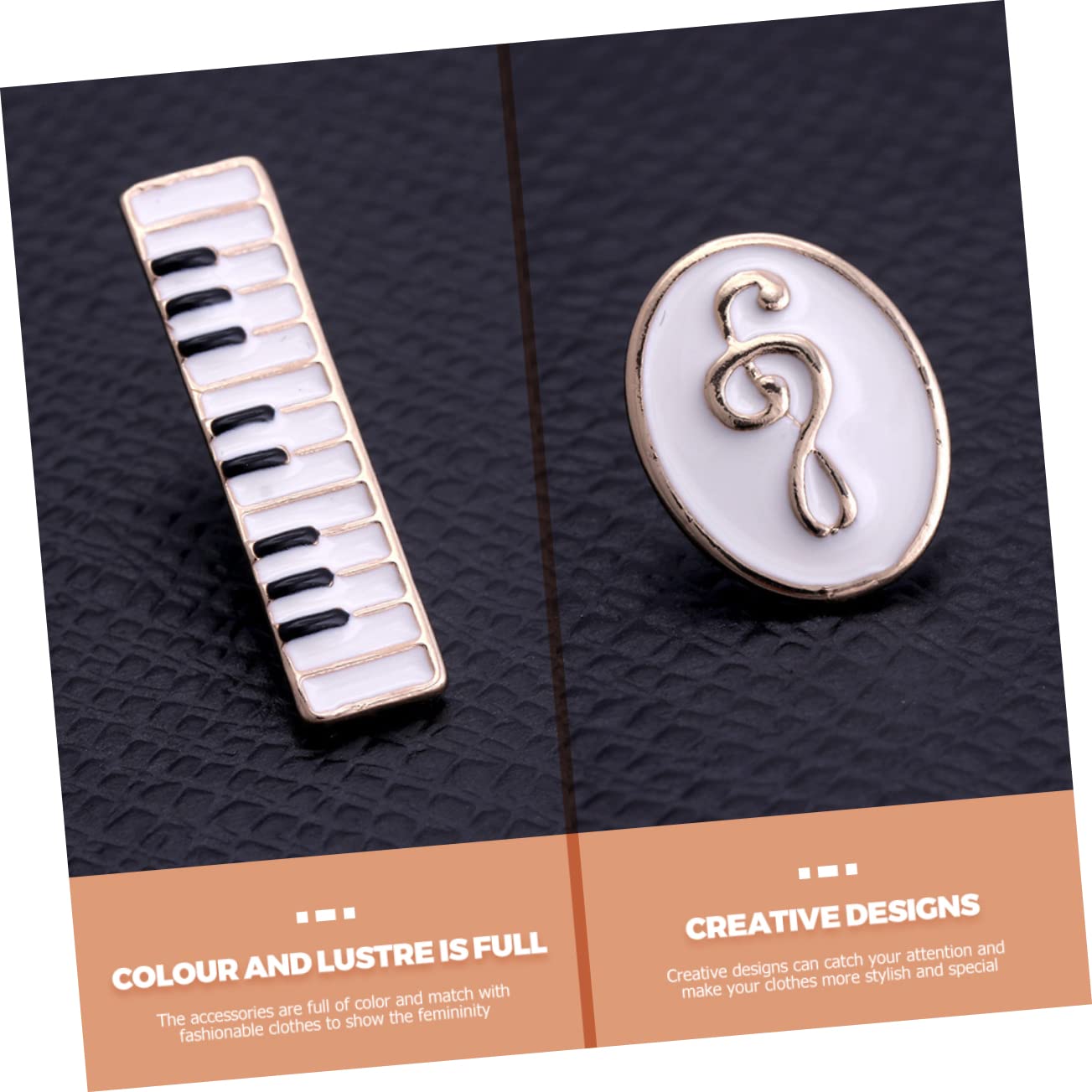 FRCOLOR Spilla Musicale Per Abbigliamento Violino Per Musicisti Accessori Per Bavero E Cravatta Per Amanti Della