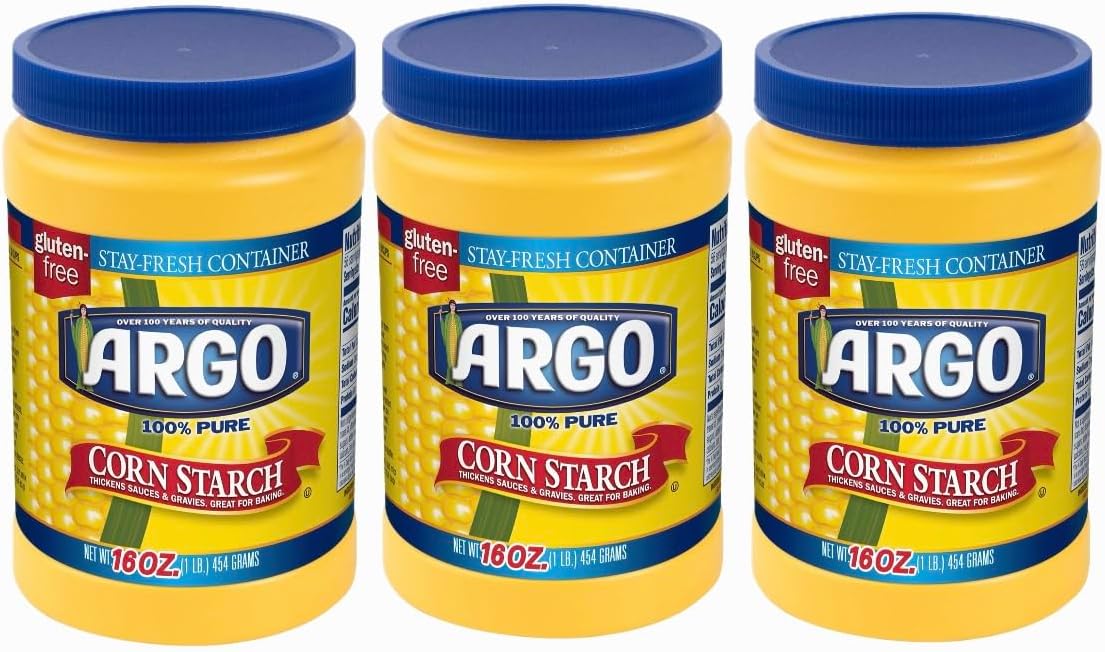 Argo 100% Pure CORN STARCH 454g (PACK OF 3)