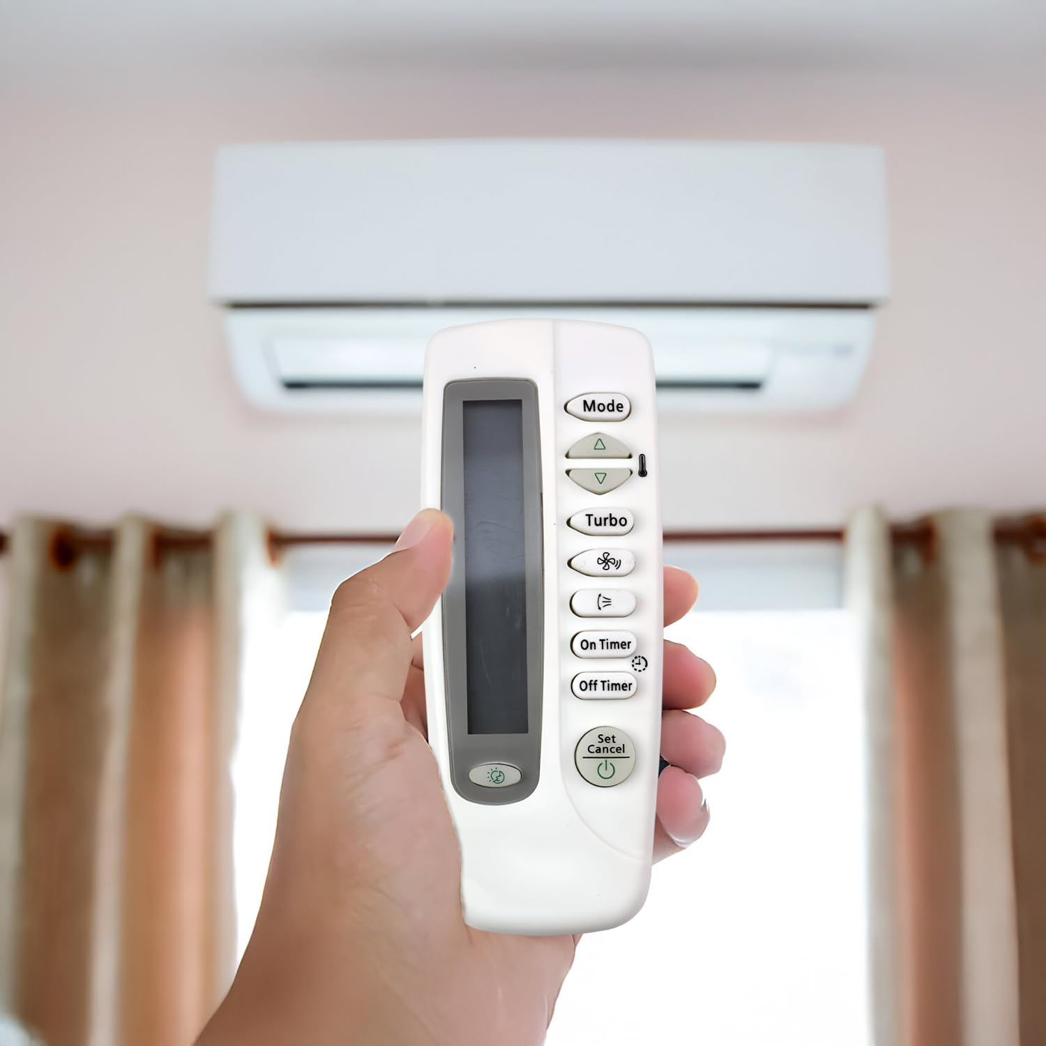 HICLE AC Remote Control for Samsung Air Conditioners | Compatible with Samsung Split & Window AC Models - No Setup Required - Ergonomic Design 1