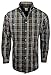 Wrangler Men's Wrinkle Resist Button Collar Plaid Woven Shirt