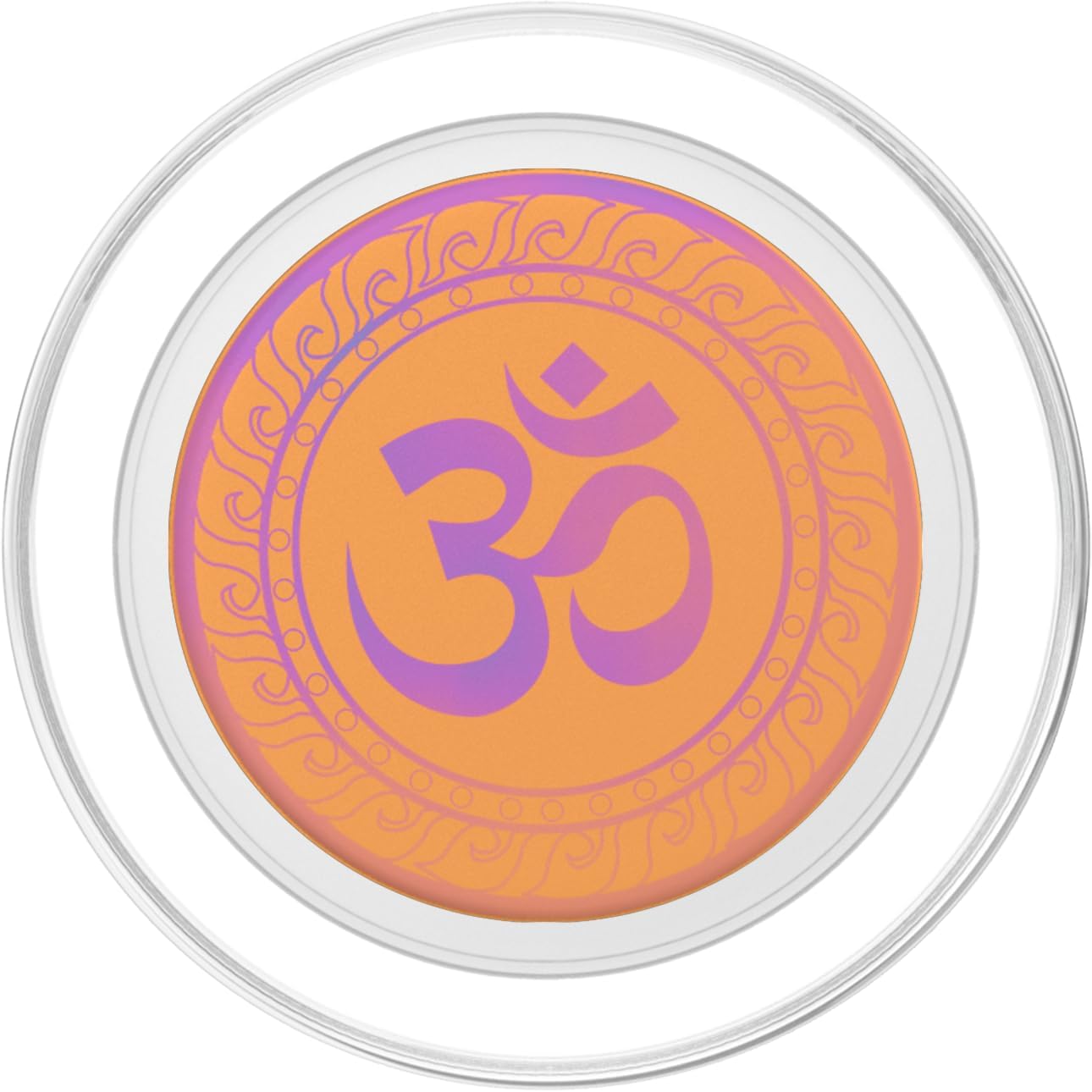 Om Ohm Aum Buddhism Symbol Yoga Sanskrit Namaste PopSockets MagSafe PopGrip for iPhone