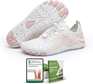 Barefoot Shoes – Non Slip Orthopedic Walking & Hiking Shoes for Men & Women, Zero Drop Minimalist Water Shoes with Arch Support, Wide Toe Box & Lightweight Diabetic-Friendly Design