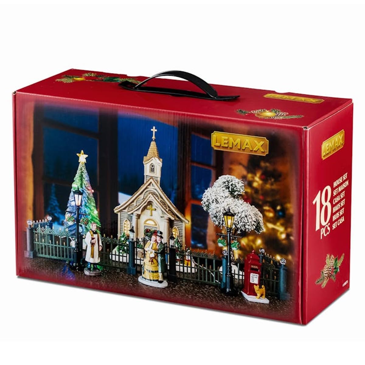Lemax Kleines Stadtkirchen-Set, Haus-Set, #56670
