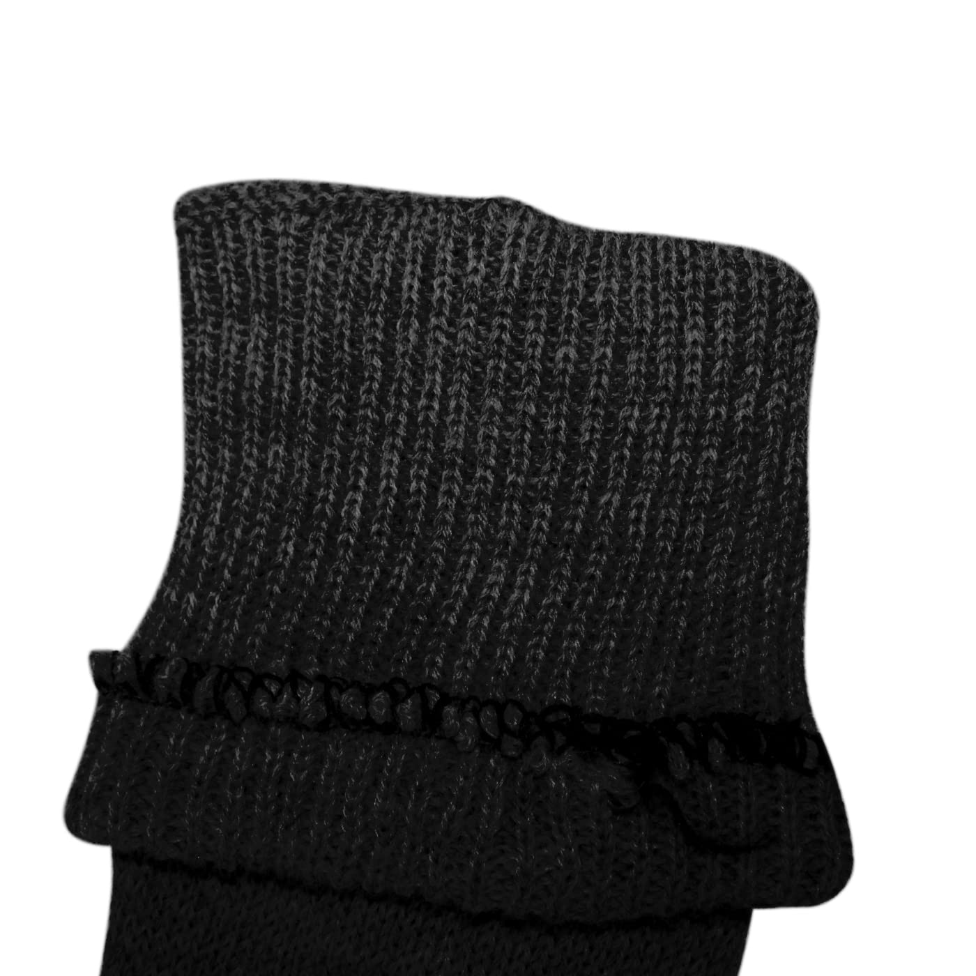 EKAN Warm Winter Woolen Long Leg Socks Knee Cover Leg Warmers for Men Women Dark Grey 1 Pair - Image 4 thumbnail