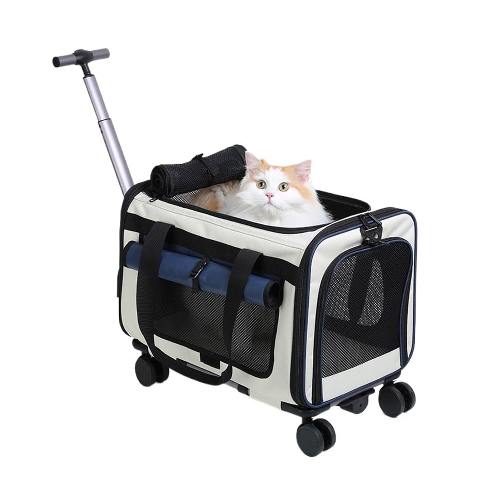 Sac de voyage pliable extra large pour chat grand modèle résistant aux griffes