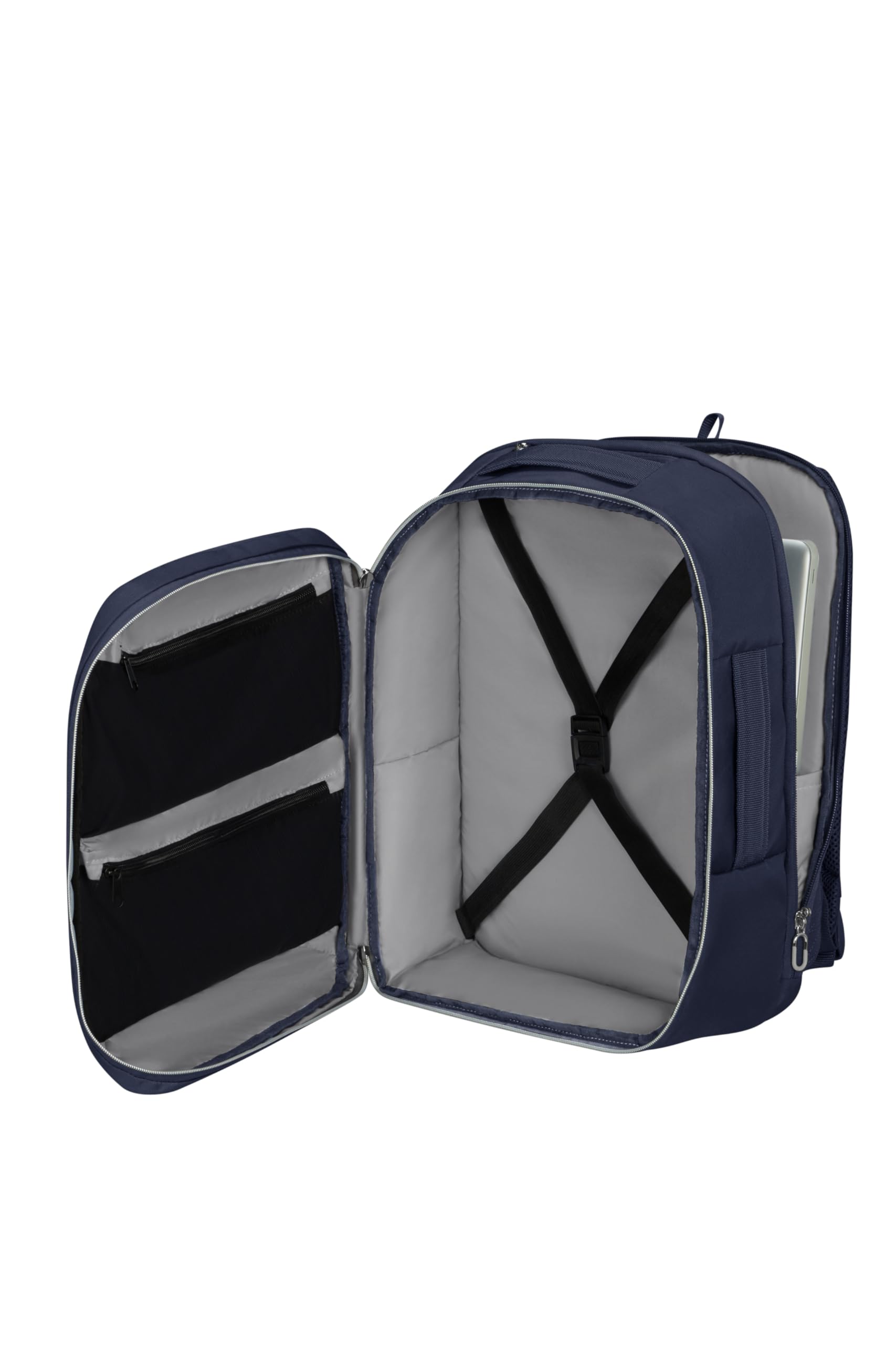 Samsonite Guardit Classy - Bagaglio a mano EasyJet 34 x 20 x 45 cm, 27,5L, 0,70 kg, Borsa da cabina, Zaino da aereo M - Blu (Midnight Blue)