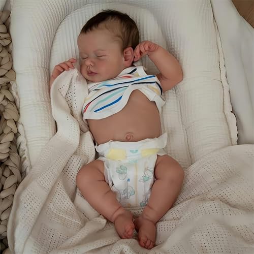 OYESY 20 Inch Lifelike Reborn Baby Dolls Girl Realistic Newborn Baby Full Body Soft Vinyl Real Life Dolls Toddler Baby Doll Birthday Festival Gift Set for Kids Age 3+