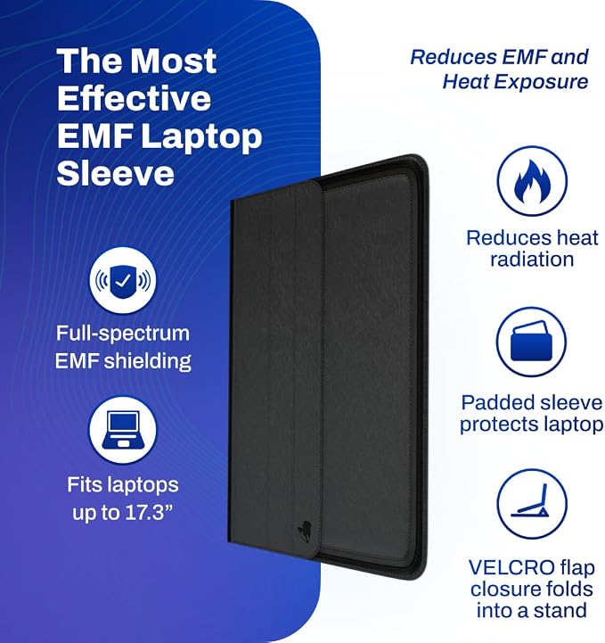 Funda para laptop de 17 pulgadas con protección antivibración miniatura 2