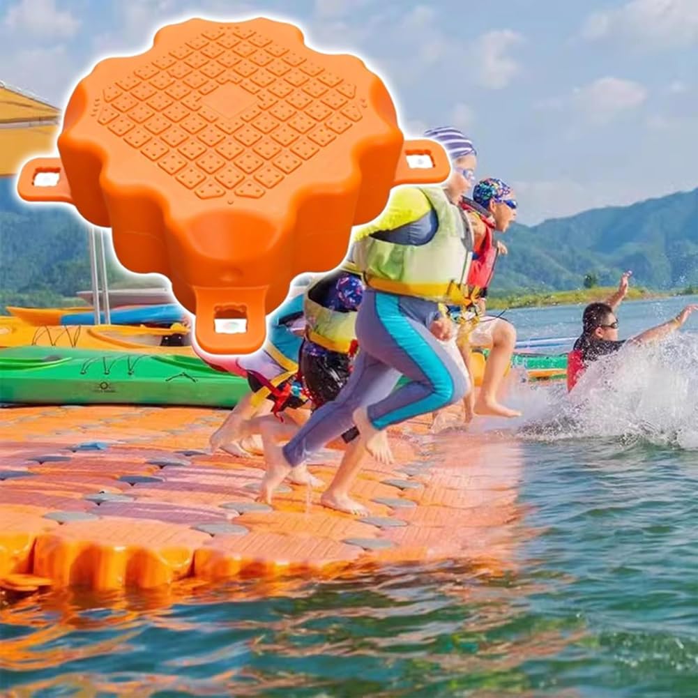 Plataforma flotante de muelle – Pontones modulares antideslizantes de plástico para pesca y observación