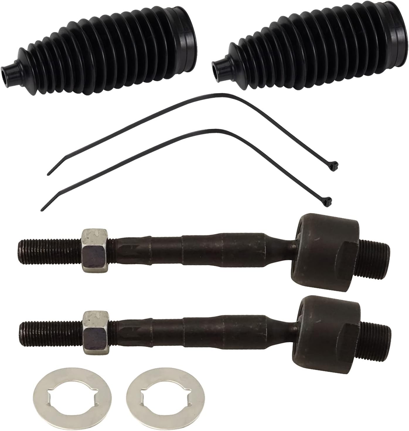 TRQ Front Steering Kit for Acura ILX & Honda Civic (Rack & Pinion Bellows)