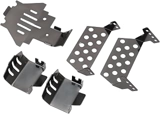 RC Chassis Armors, Scratch Resistant 5x Rugged Protection Skid Plate for Traxxas