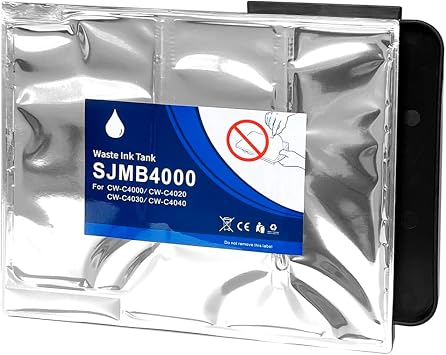 YOUEXPERT SJMB4000 Waste Cartridges Compatible for C33S021601/ C33S021602 SJMB4000 Maintenance Box Replacement for CW-C4000 CW-C4000E CW4030 Label Printers 1 Pack