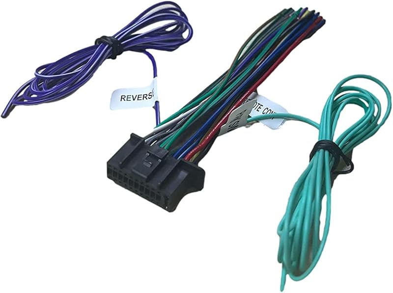 Aftermarket Install Wire Harness Power Plug Radio Replace Compatible with Select JVC Stereos Models KWM730BT KWM740BT KWV820BT KWV830BT KWV840BT KWV850BT Plugs into Back of Select JVC