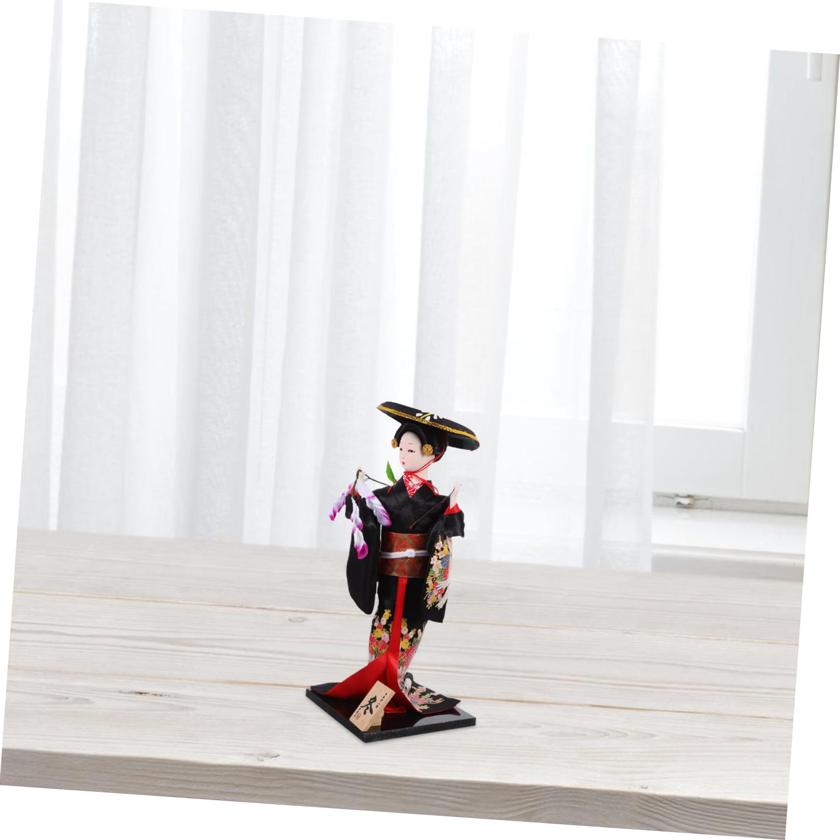 TOPBATHY 2 Pièces Poupée Geisha Japonaise Figurine de poupées Kimono poupée Kimono Traditionnelle Décoration de Table Japonaise de décoration Japonaise Ornement de Bureau