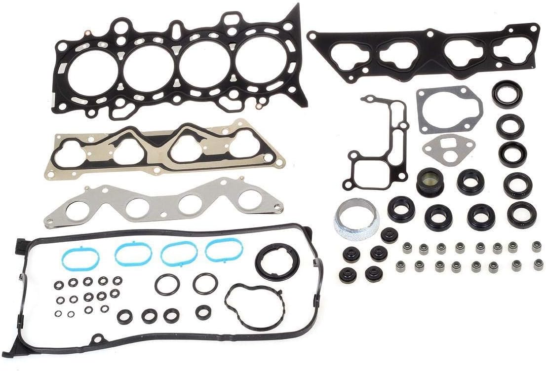 Vincos Head Gasket Set with Head Bolts HS26236PT-2 Compatible with Civic DX LX 2001-2005 VTEC D17A1 1.7L