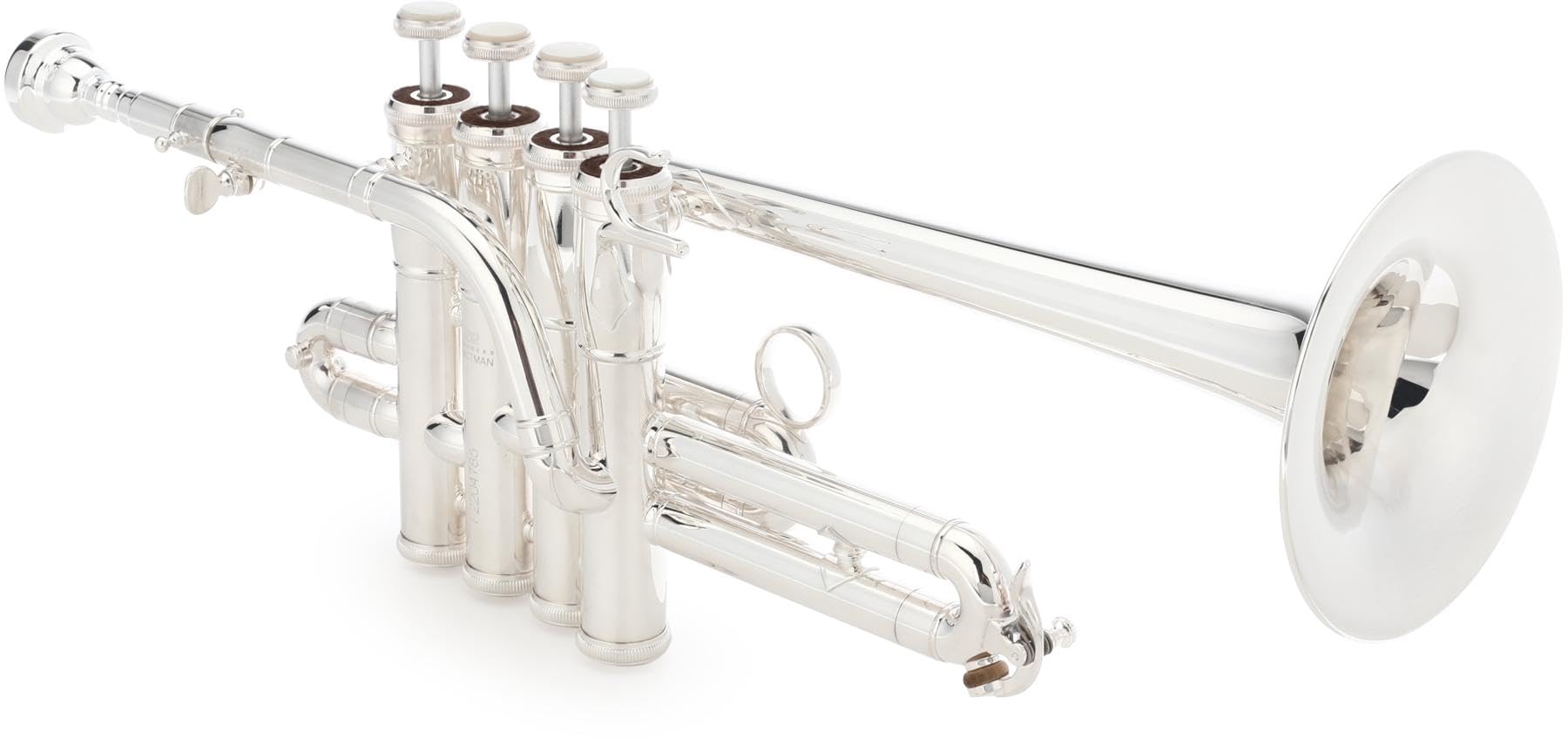 Eastman ETR823S Professional Series Bb/A Piccolo Trumpet - Silver Plated