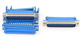 Aexit 5 Pcs Audio & Video Accessories DB37 D-SUB Male IDC Crimp Connector Flat Connectors & Adapters Cable Adapter